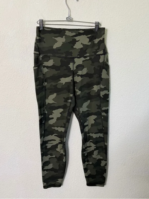 Lululemon Align High Rise Pant Pockets 25" Heritage‎ 365 Camo Women’s Size 10 - Image 3