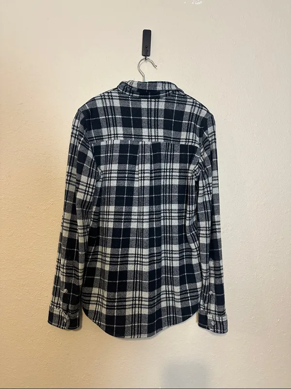 Faherty The Legend Sweater Shirt Size Small Plaid‎ - Image 6