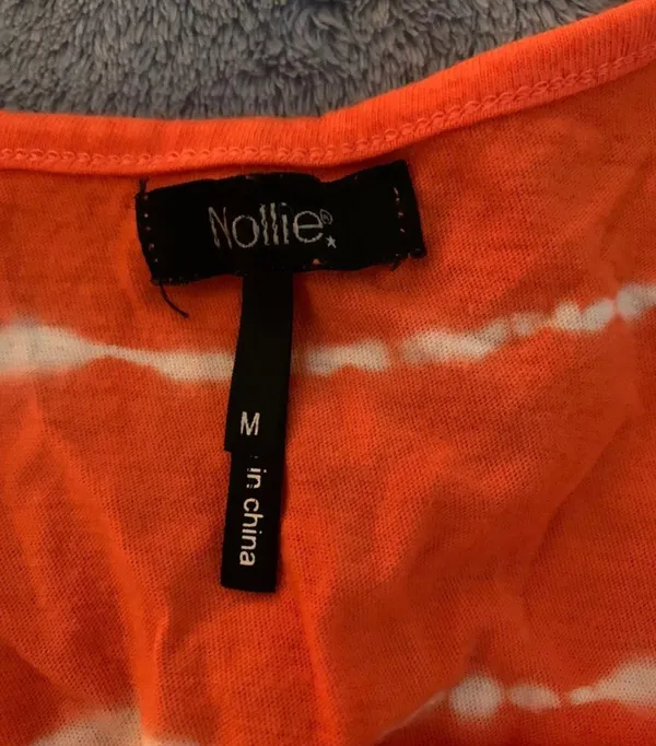 Nollie Tank Top Orange Size M - Image 3