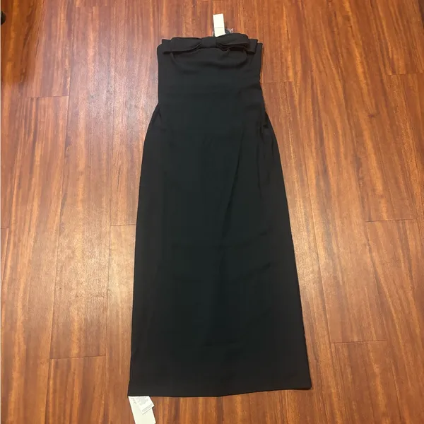 Abercrombie & Fitch Column Bow-Front Maxi Dress - Image 2