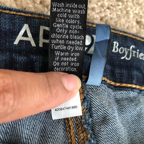 NWT Apt. 9 Women’s Boyfriend Jeans Modern Blue Denim Pants Straight Leg Size 14 - Image 13