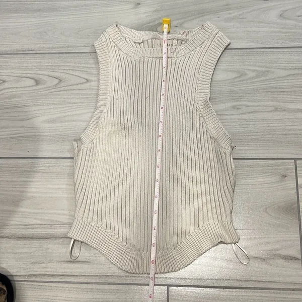 La hearts pacsun crème/white halter knit tank top Size small‎ - Image 5