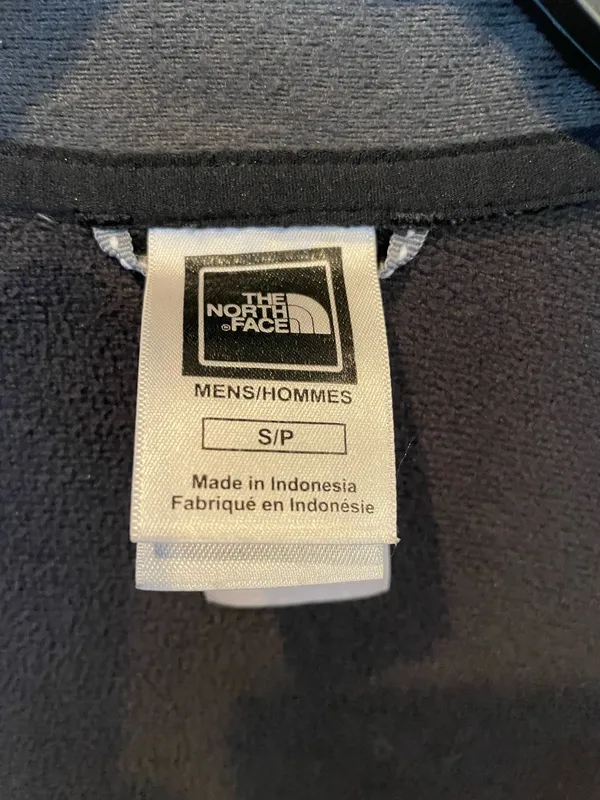 The North Face Men’s Full Zip Mens Fleece Jacket Black Size S - Image 4