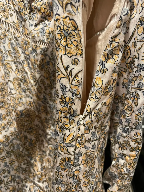 Ivory Floral Mini Dress - Image 5