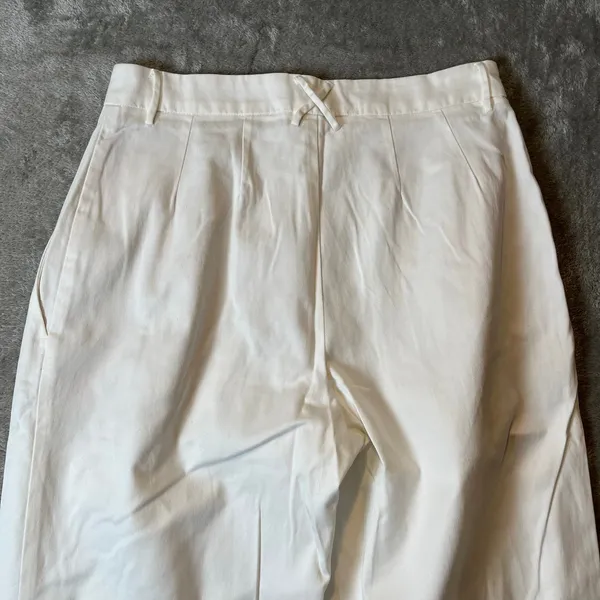 Peruvian Connection Women’s‎ Wide Leg Perugia Trousers Size 2 White - Image 5
