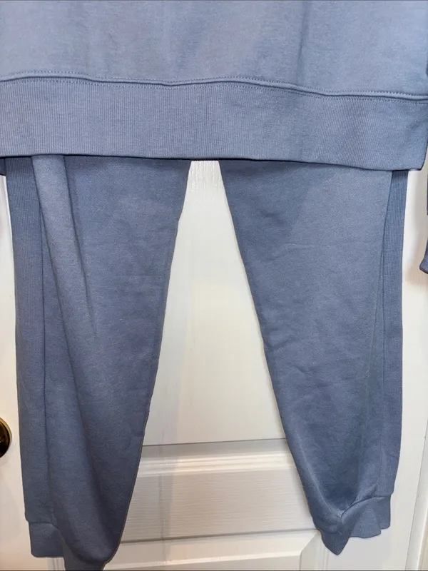 Keith Haring Slate Blue Crew Neck Sweatshirt With Matching Jogger Pants Size Sm - Image 7