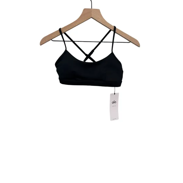 Alo Yoga Airlift Intrigue Sports alo Bra Black XS NWT Authentic - Image 3