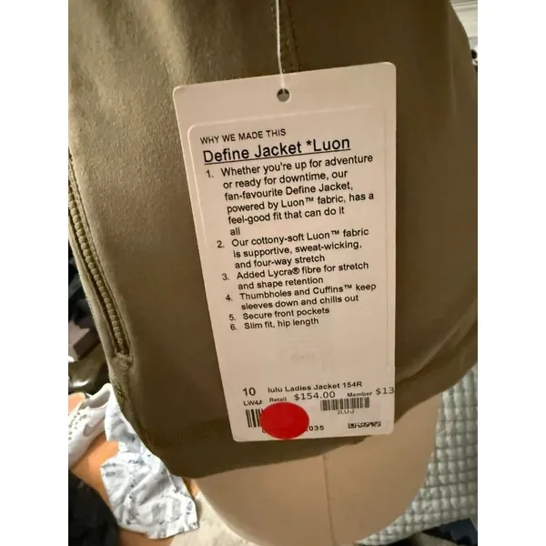 Lululemon Define Jacket *Luon Bronze Green- Fall color - Image 7