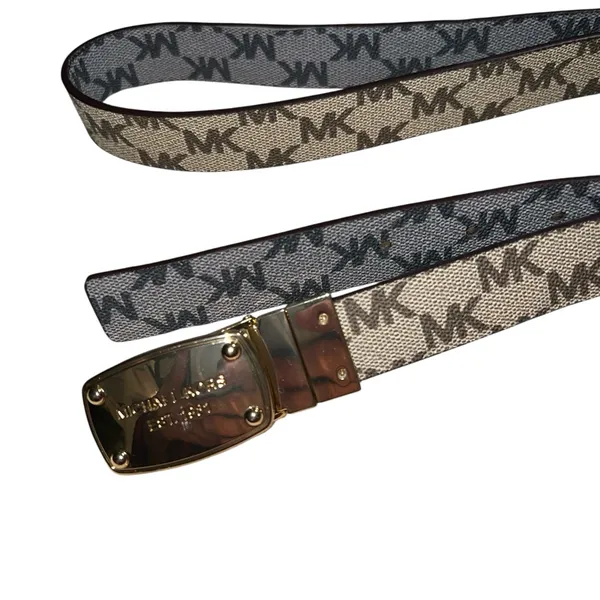 Michael Michael Kors reversible belt with gold buckle ! - Image 10