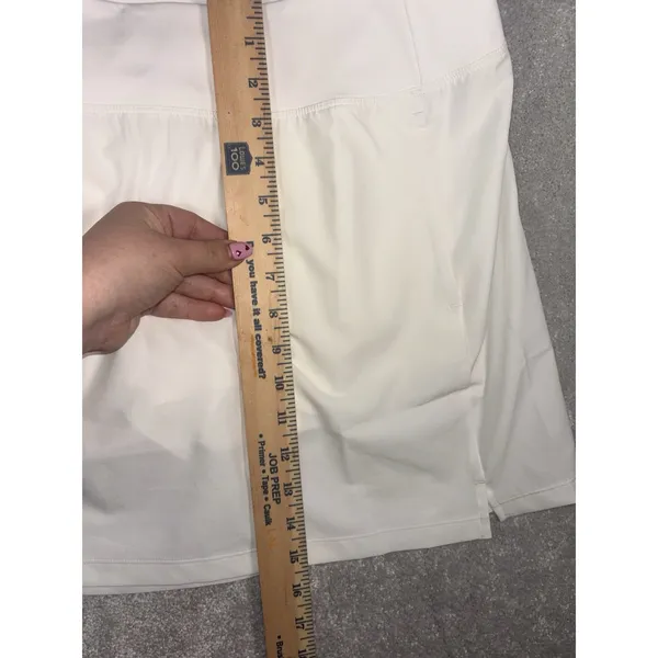 womens under armour skort nwot white skirt‎ large Golf Pickleball Tennis Shorts - Image 9