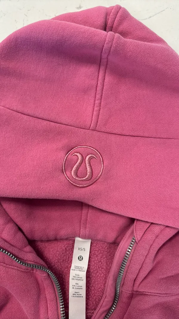 Lululemon Scuba Half-Zip Hoodie XS/S - Image 3