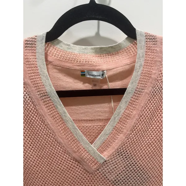 Smart Wool Everyday Exploration Pink Tunic Merino Wool Sweater Sz M - Image 3