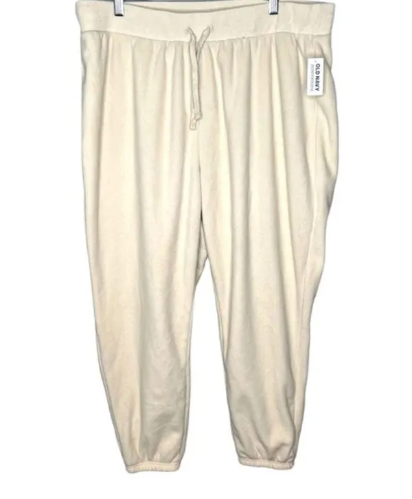 NEW Old Navy High-Waisted Microfleece Lounge Jogger Sweatpants Women size XL - Image 2