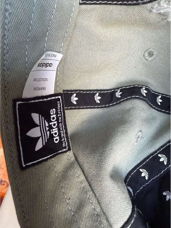 Adidas Classic Light Green Cotton Baseball Cap - Image 7