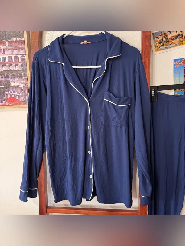 Eberjey Gisele TENCEL Modal Long Sleeve Pajama Set - Image 4