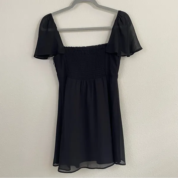 NWT Show Me Your Mumu Black Smocked Breanna Mini Dress‎ Size Small - Image 6