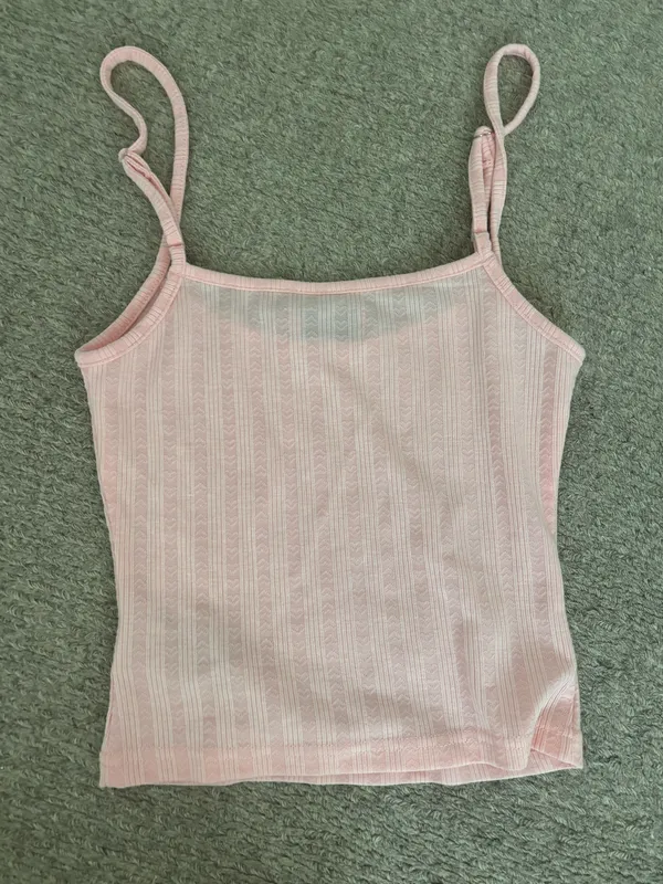 Edikted Light Pink Lacy Tank  - Image 3