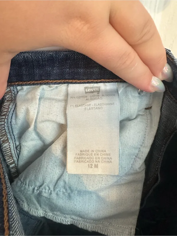 Levi's 505 Straight Leg Women's Jeans - Dark Indigo Blue - Image 4