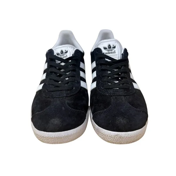 Adidas Gazelle Women's Sz 6 Core Black Suede White Sneakers Shoes Lace Up BA9595 - Image 3