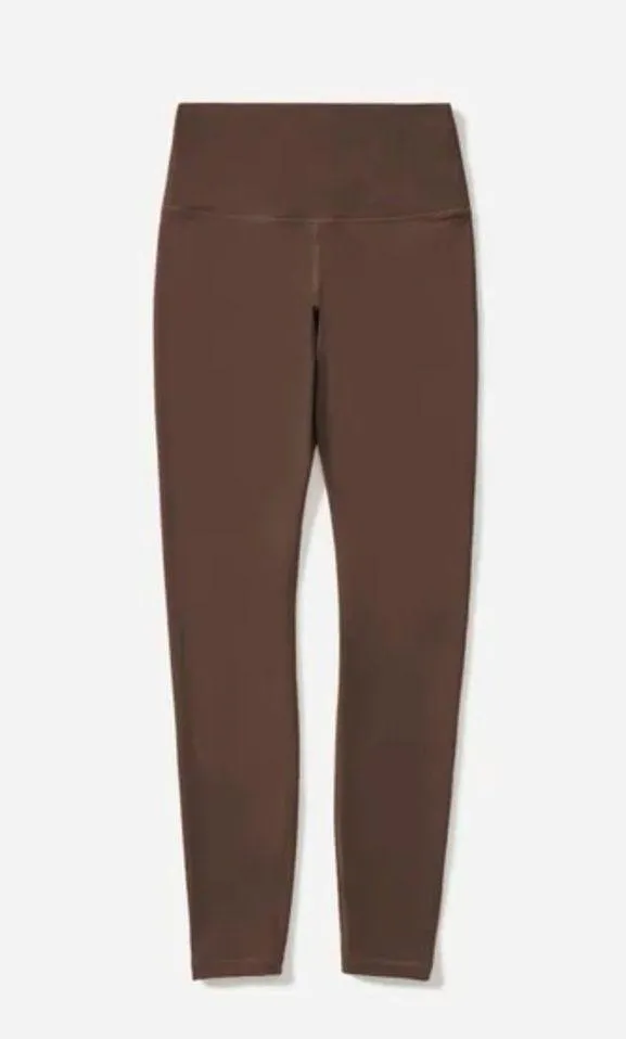 EVERLANE The Perform Ankle 7/8 Length Legging in Bitter Chocolate Brown Size M - Image 10