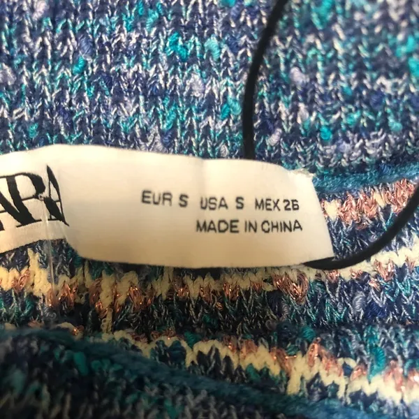 Nwt Zara High Waisted Tweed Sweater Shorts - Image 5