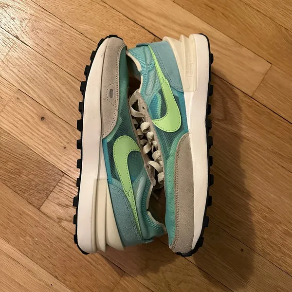 Nike Waffle One 'Bleached Aqua Lime Glow' - Image 3