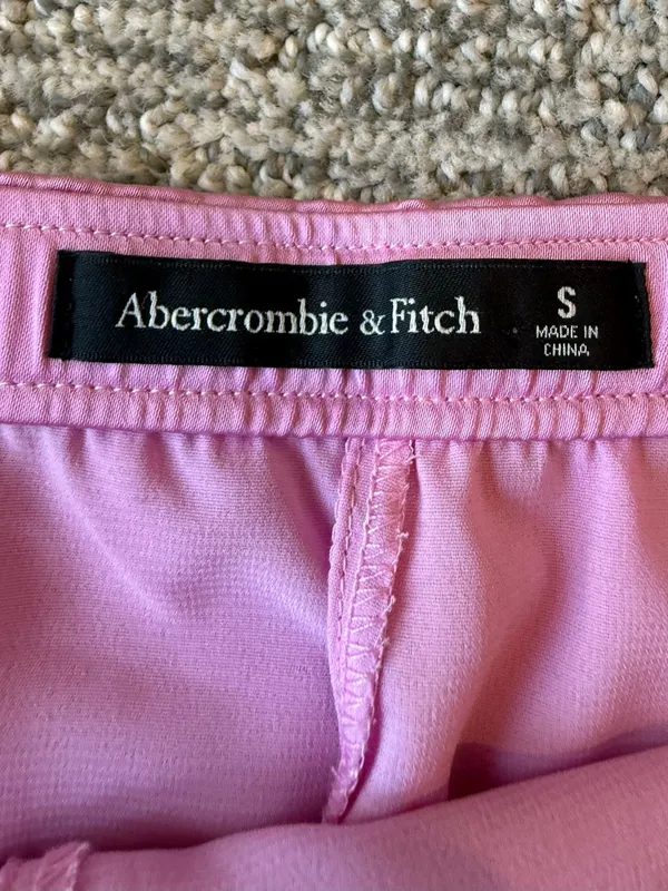 Abercrombie‎ & Fitch Mini Skirt Draped Skort Satin Preppy Coquette Balletcore - Image 5