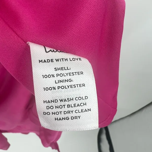 New Lulu’s See Me Stun Magenta Sleeveless Knotted Maxi Dress formal size small - Image 5