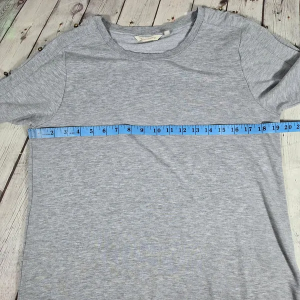 Soft Surroundings Gray Go‎ Lively Bibi Pullover Beaded Long Sleeve Top M 2EA09 - Image 7