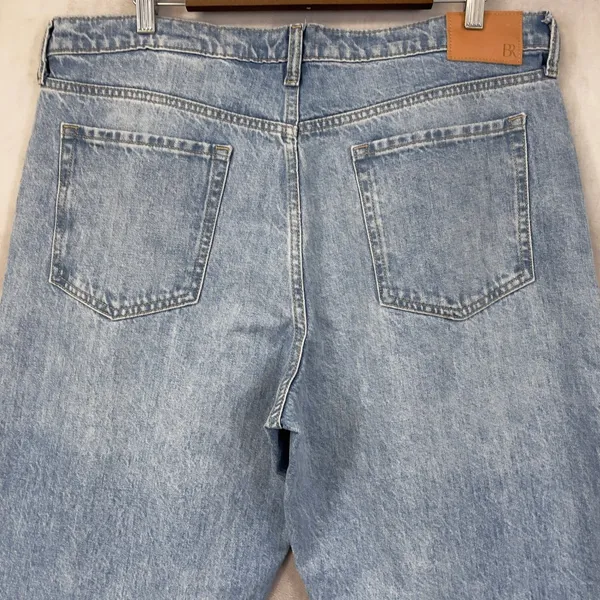 Banana Republic High-Rise Relaxed Bootcut Jeans Womens 33 Long Minimal Preppy‎ - Image 5
