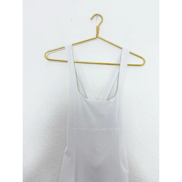 Outdoor Voices Cross Back Dress Size Small Built Shorts Off White Tennis Workout - Image 5