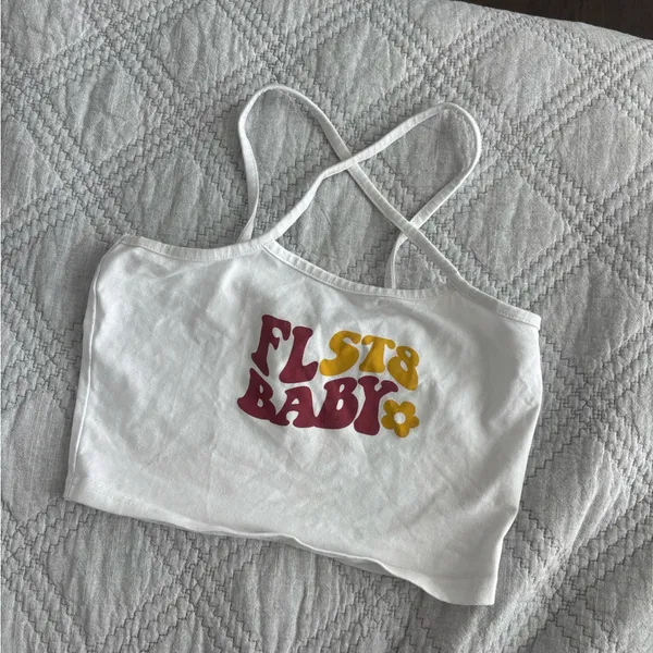 FL ST8 BABY game day crop tank - Image 2