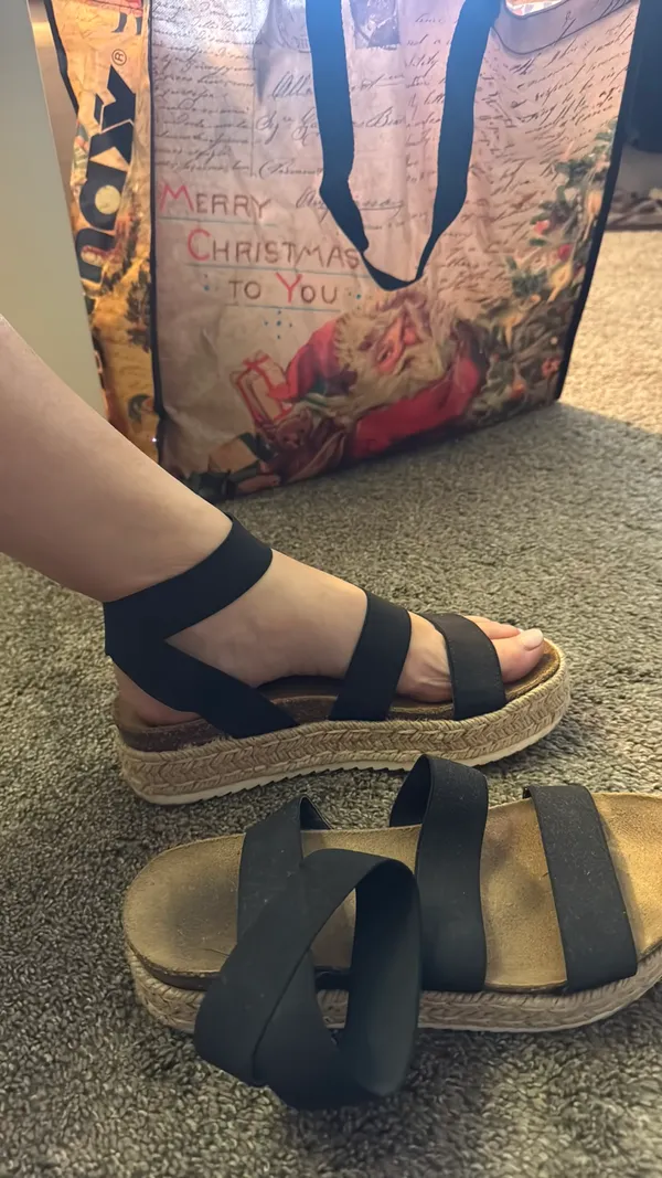 Sandals Black Size 10 - Image 2