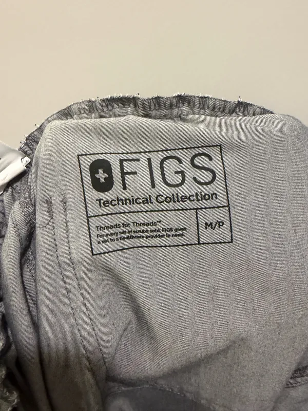 FIGS Yola Elastic Waistband Skinny Scrub Pants Graphite Grey PO 1290 - Image 11