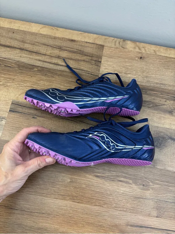 Saucony Spitfire 5 Running Track Spike Performance Shoes Indigo Women’s - Image 8