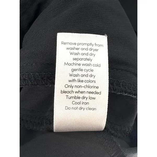 Athleta Womens Black‎ Active Skort Size 12 Hiking Tennis Skirt with Zip Pockets - Image 7