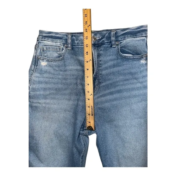 American Eagle Womens Stretch Ripped Curvy Mom‎ Jeans, Size 8 LONG - Image 7