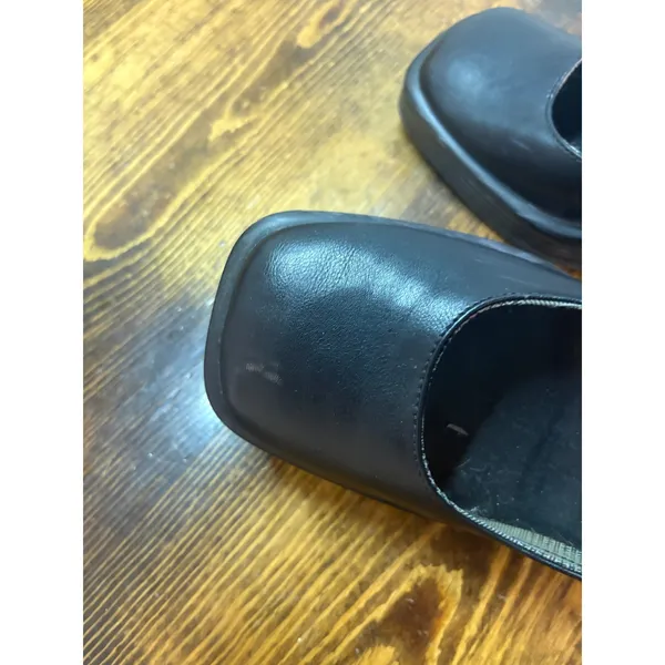 Pop black chunky heel Mary Jane heels size 9.5 - Image 3