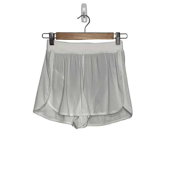 Lululemon Sleek High-Rise Running Short 1.5" Size XXS White W7DIFS - Image 3