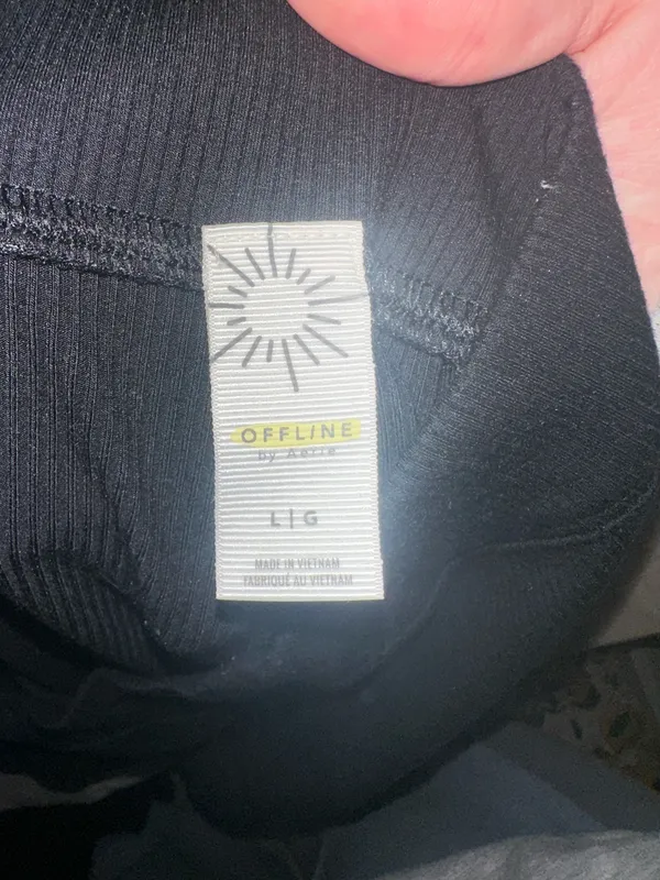 Aerie ribbed wide-leg leggings - Image 2
