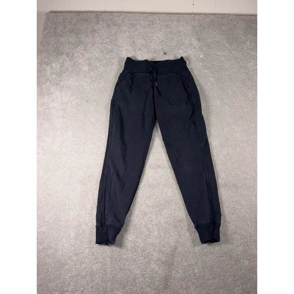 lululemon sweatpants navy pockets size 2‎ joggers - Image 2