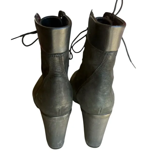 Timberland Women’s Heeled Lace Up Boots Size 7 Leather Very Nice - Image 6