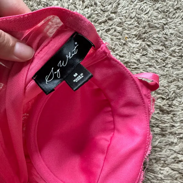 Say What? Pink Corset Top - Image 3