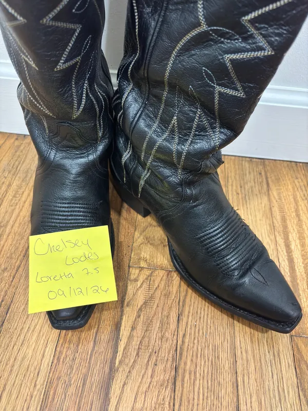 Tecovas Loretta boots midnight 7.5 Black - Image 6