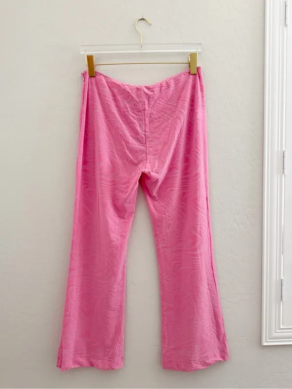 NWT I.AM.GIA Amina Pants in Pink Burnout Size XL - Image 4