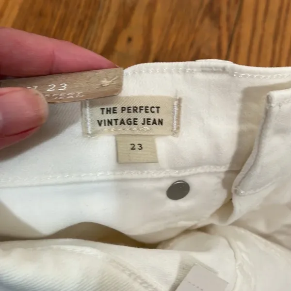 Madewell The Perfect Vintage Jean Tile White size 23 NWT‎ - Image 6