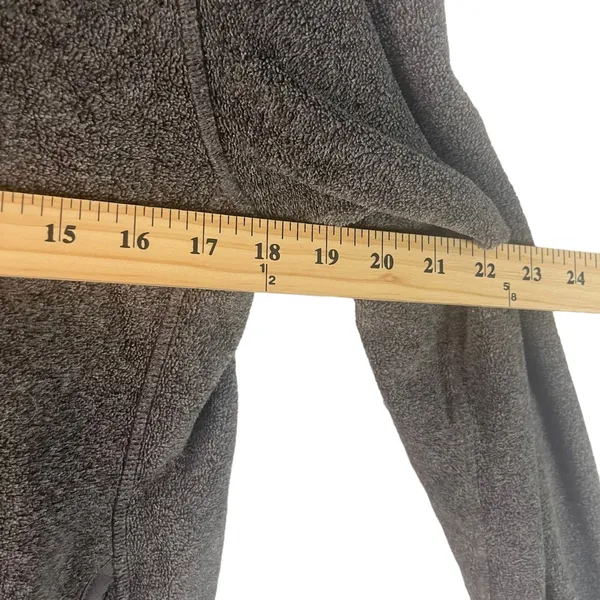 Uniqlo Women's Size Medium Grey Full Zip Fleece Sweater‎ - Image 7