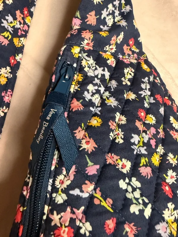 Vera Bradley Essential Sling Backpack in Scattered Wildflowers Pattern - Image 3
