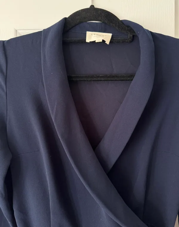 Heaven Long Sleeve Navy Jumpsuit, Size 34/US 2 - Image 7