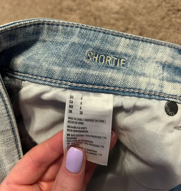 American Eagle jean shorts - Image 3